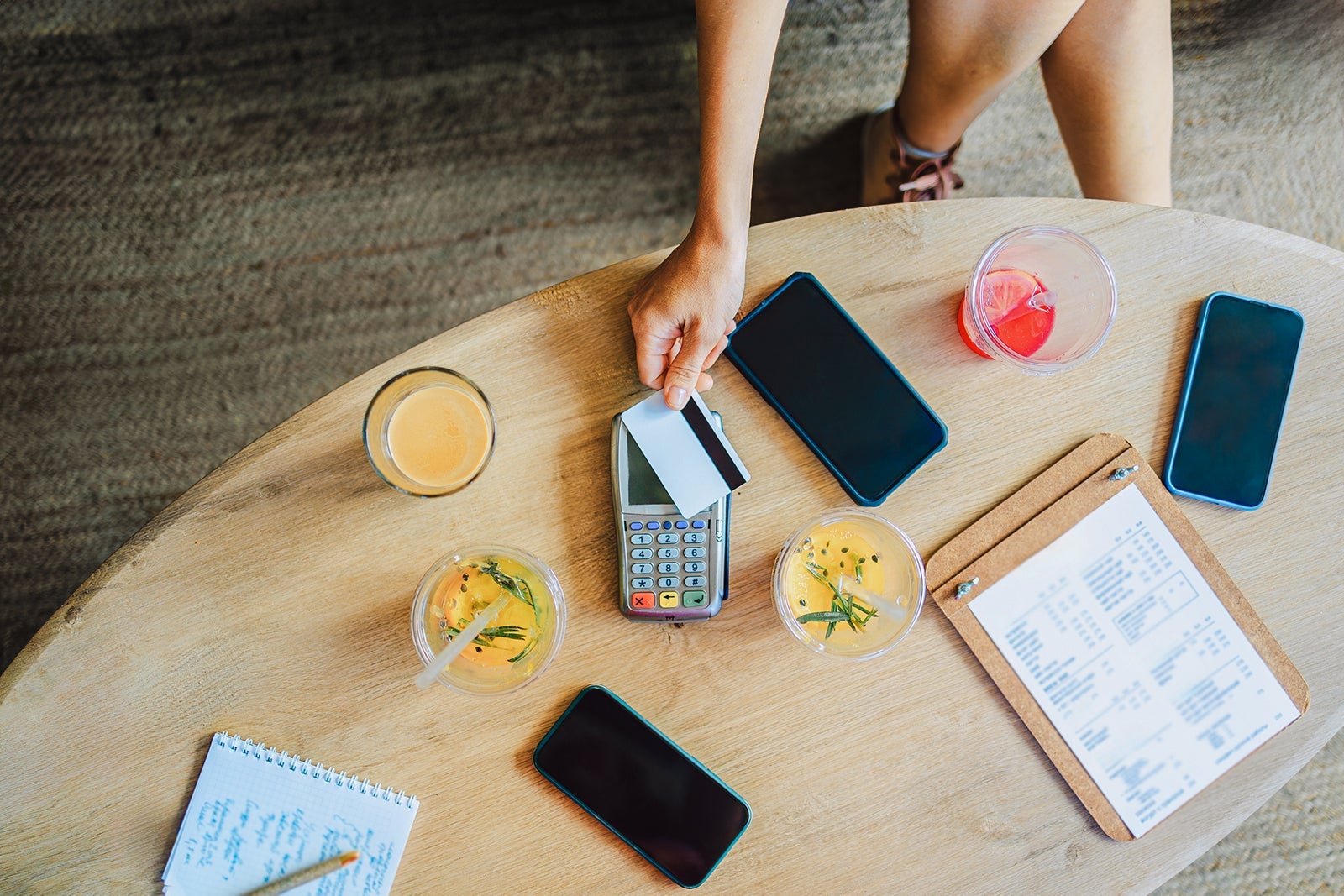 Wireless Payment at Coffee Shop